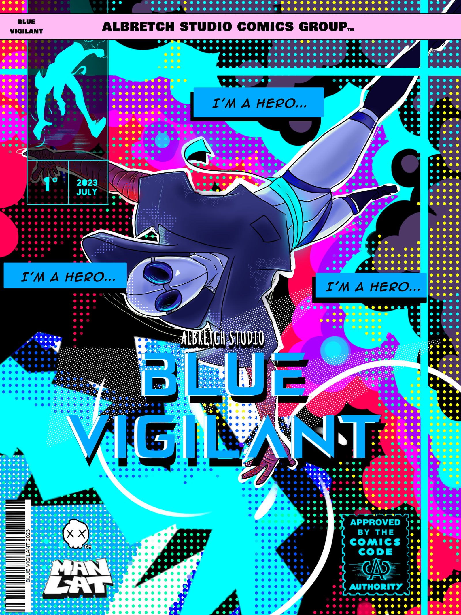 Portada de BLUE VIGILANT 